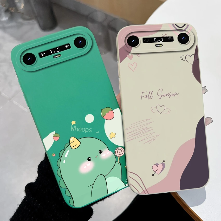 Trend Love Heart Soft Silicone Phone Case - Premium Anti-Drop Protection in Smooth Liquid Finish