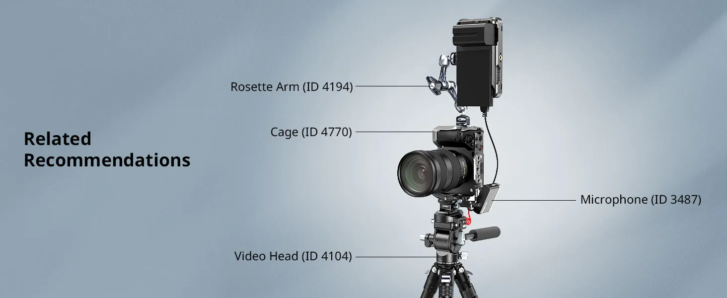 ZV-E10 Horizontal-to-Vertical Mount Plate Kit for Mirrorless Cameras for Sony Al