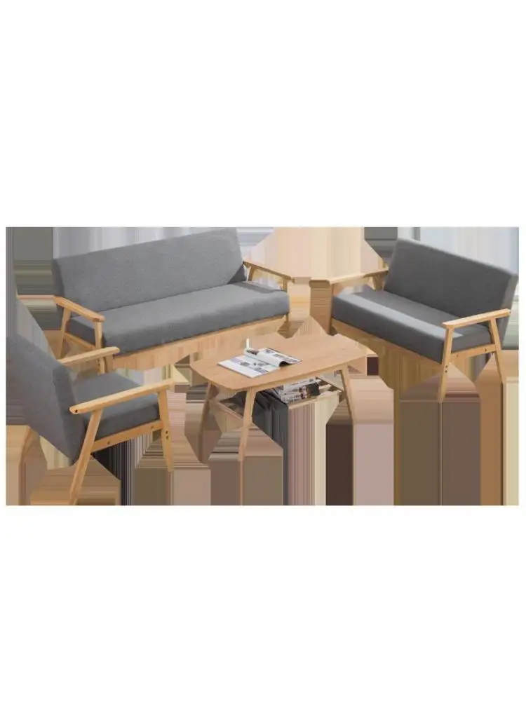 Office sofa coffee table modern minimalist office reception to discuss the meeting business hotel sofa