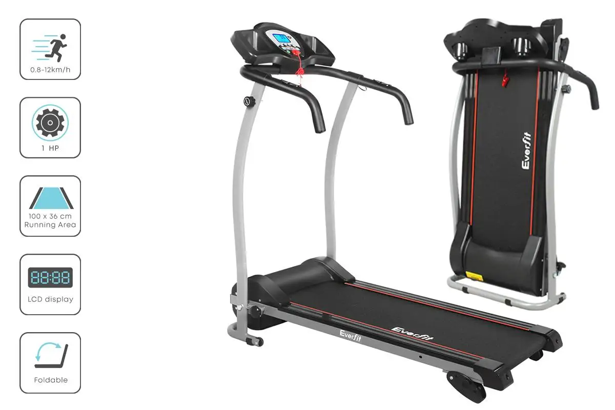 Everfit Foldable Electric Exercise Treadmill Home Gym 360mm