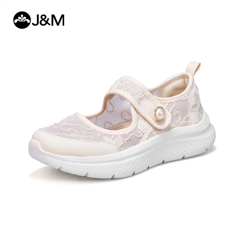 

J&M Fashion Women Sneakers Casual Shoes 2024 Lady Mesh Breathable Flats Summer Sandals Slip-on Shoes Walking Sports Black Shoes