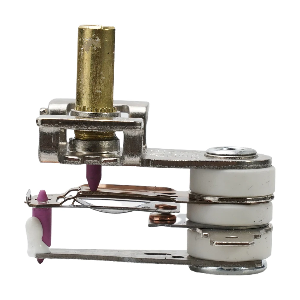 

Температурный выключатель термостата, 1 шт., 3,6X3,3X3,6 см, 5X3 мм/0,2 дюйма X 162 дюйма (Д × л), 90 °C/250 °F, В переменного тока, 16 А, регулируемая железная температура