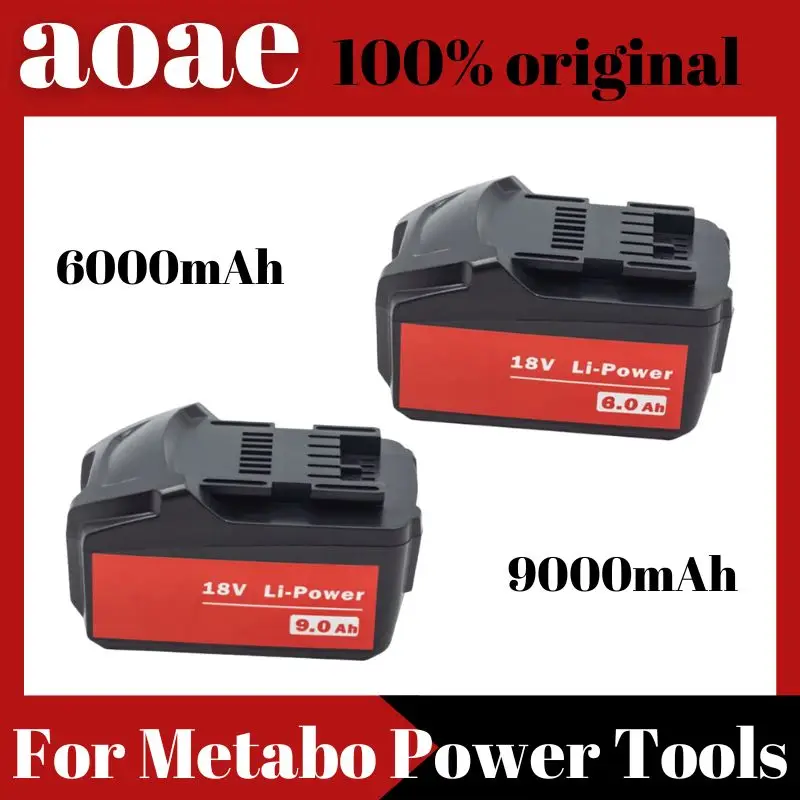 

18V 9000mAh for Metabo Cordless Power Tool Drill Drivers Wrench Hammers for Metabo 18V Battery BSZ18 625592000 625591000