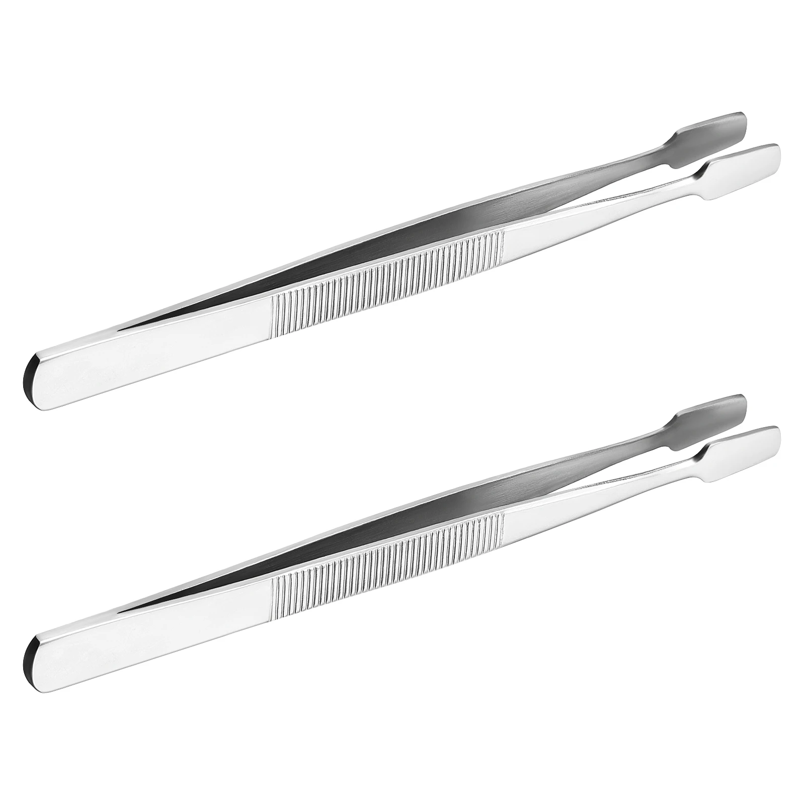 2pcs Succulent Gardening Tool Tweezers Stainless Steel Stamp Tweezers Succulent Gardening Tool Collector Flat Head precision tweezers tweezer tool esd anti static tweezers pimples blackhead tweezers blackhead clip tweezers soldering tweezers phone repair tweezers ceramic tweezers barbecue tweezers