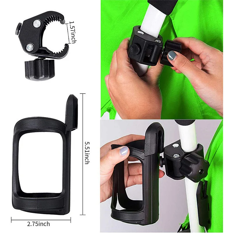 360 Rotation Bike Bicycle Bottle Cage Holder for Kid Stroller