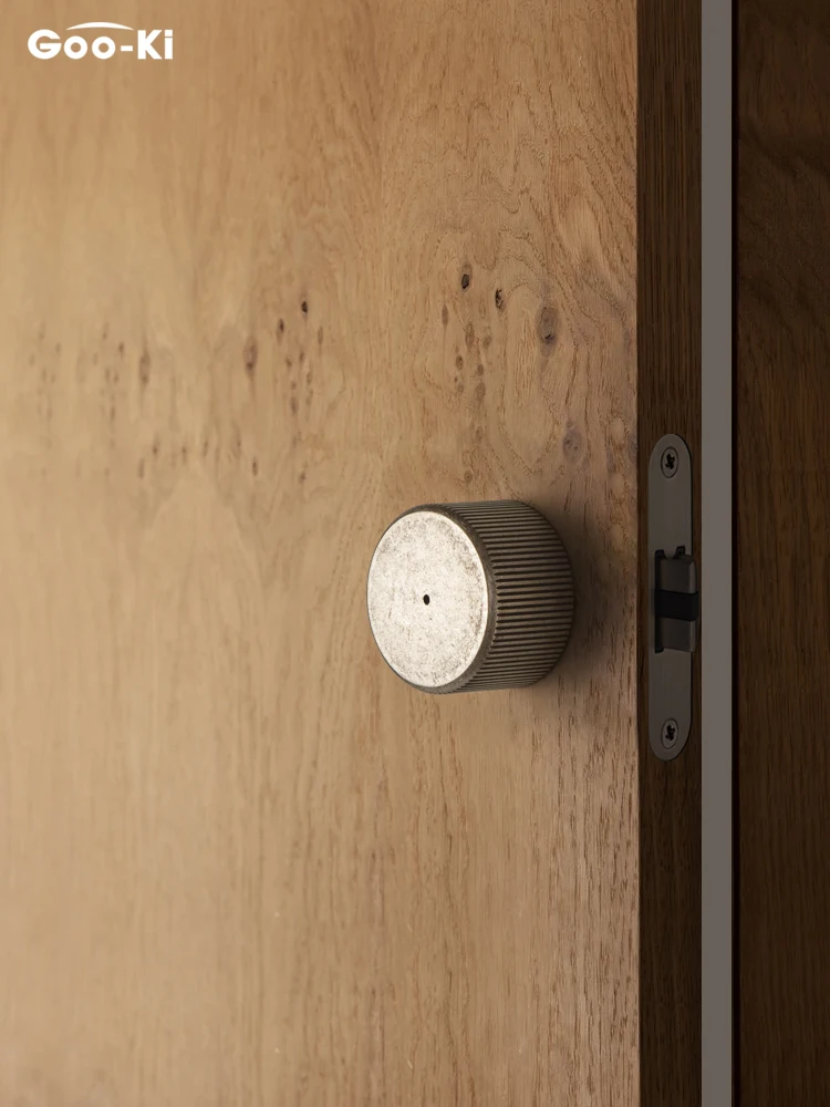 Rotatable ภายในประตูล็อคโบราณสไตล์ Anti-Theft ซ่อนประตูห้องน้ำล็อคชุด Mute กระบอกสำหรับห้องนอน 1