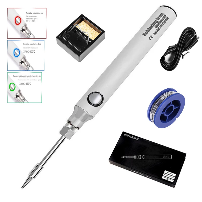 Wireless Charging Electric Soldering Iron Solder Iron USB 5V8W Fast Charging lithium battery