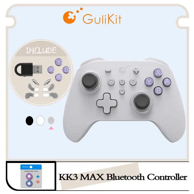 Геймпад беспроводной GuliKit KK3 MAX, беспроводной контроллер для Nintendo Switch NS OLED PC MacOS IOS Steam Deck
