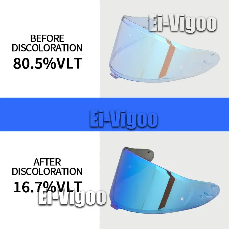 Photochromic Visor for SHOEI RF1400 RF-1400 NXR2 CWR-F2 Z8 CWR-F2R X15 X-15 X-Fifteen X-SPR Pro Autochromic Lenses Helmet Shield - Image 5