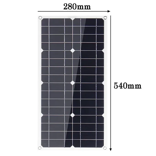 Solor Panel Flexible Power Bank Solar Cell Kit 12V-18V Controller Solar Plate For Solar Camping RV Car Fast Battery Charger 3
