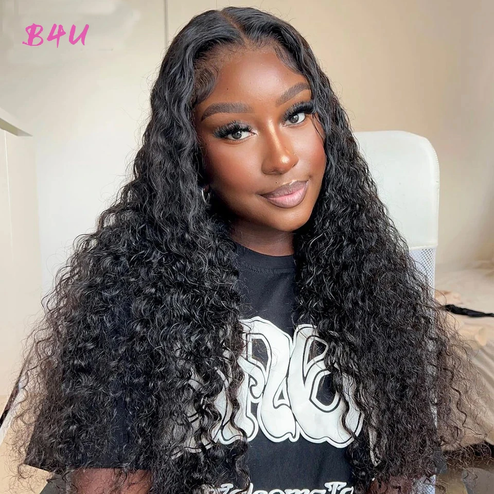 

Lace Front Wigs Human Hair Water Wave 13x4 Lace Front Curly Wigs For Women Lace Frontal Wigs Brazilian Virgin Wet And Wavy Wigs