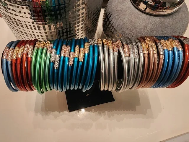 1PC Jelly Bangle Rhinestone Bracelet Golden Tibetan Temple Buddha Girl Bracelets for Women Mantra Buddhist Bracelet 5