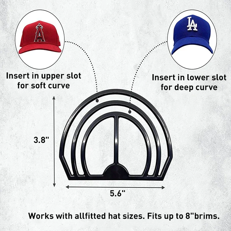 Hat Brim Bender No Steaming Hat Brim Curving Tool Shaper Baseball Cap Edges Band Clamp Cap Brim Bender Curves Accessories