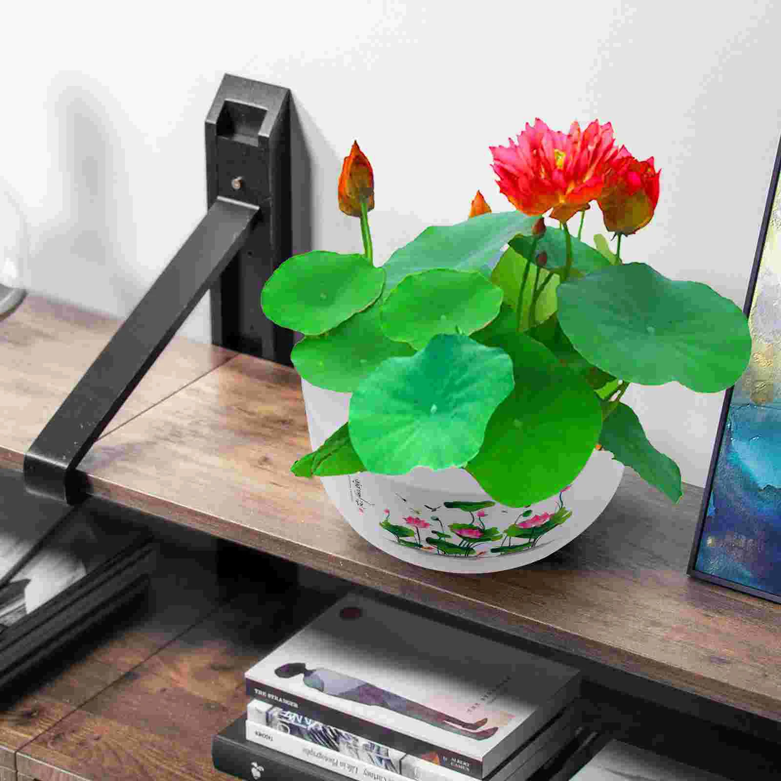 Non-porous Lotus Pot Outdoor Potss Flowerpot Garden Planting Container Desk Plastic Pp