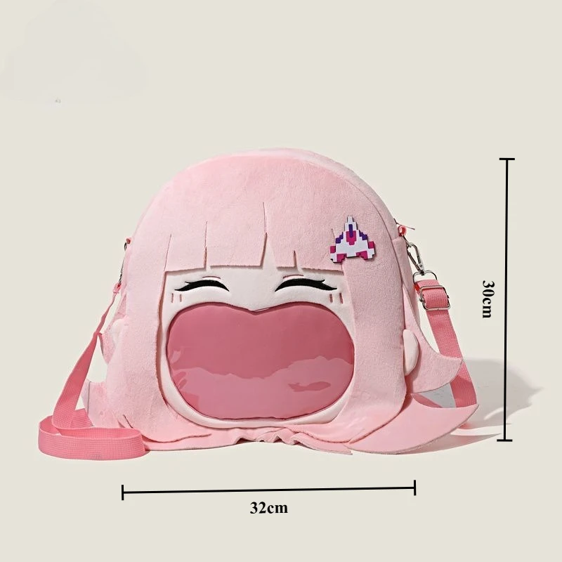 Danganronpa Chiaki Nanami Plush Itabag Cosplay Anime ita Backpack