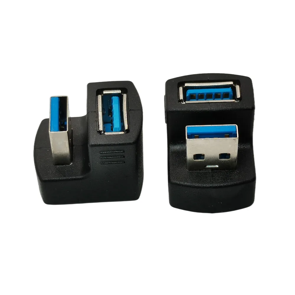 USB 3.0 Up &amp Down Angled Adapter A usb 3.0Male to Female Extension 180 Degree 5Gbps |