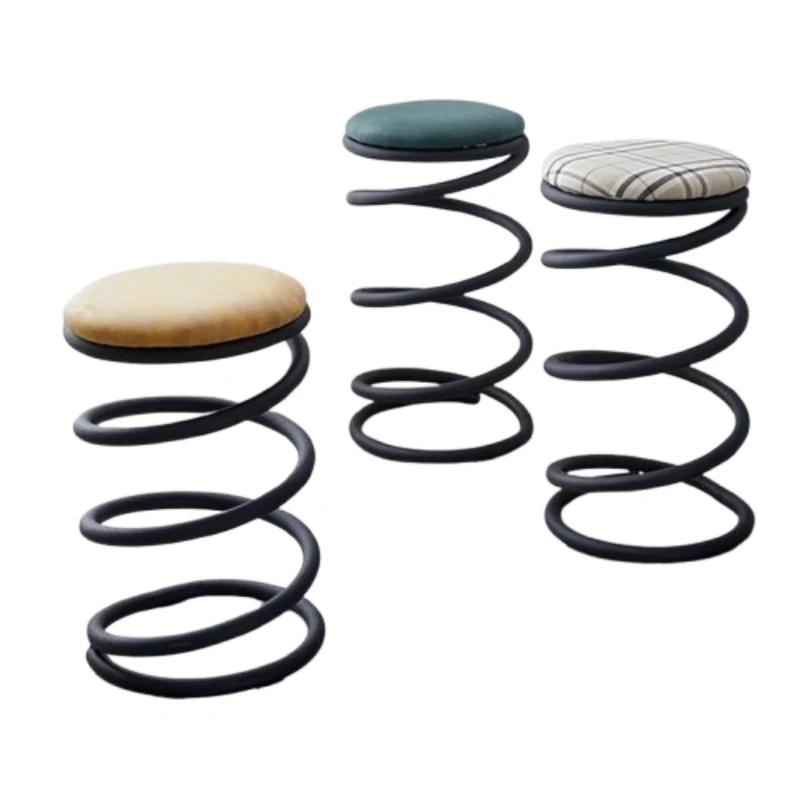 Industrial Single Bar Stools Designer Creative Waiting Outdoor American Bar Stool Reception Metal Unique Sillas De Furniture