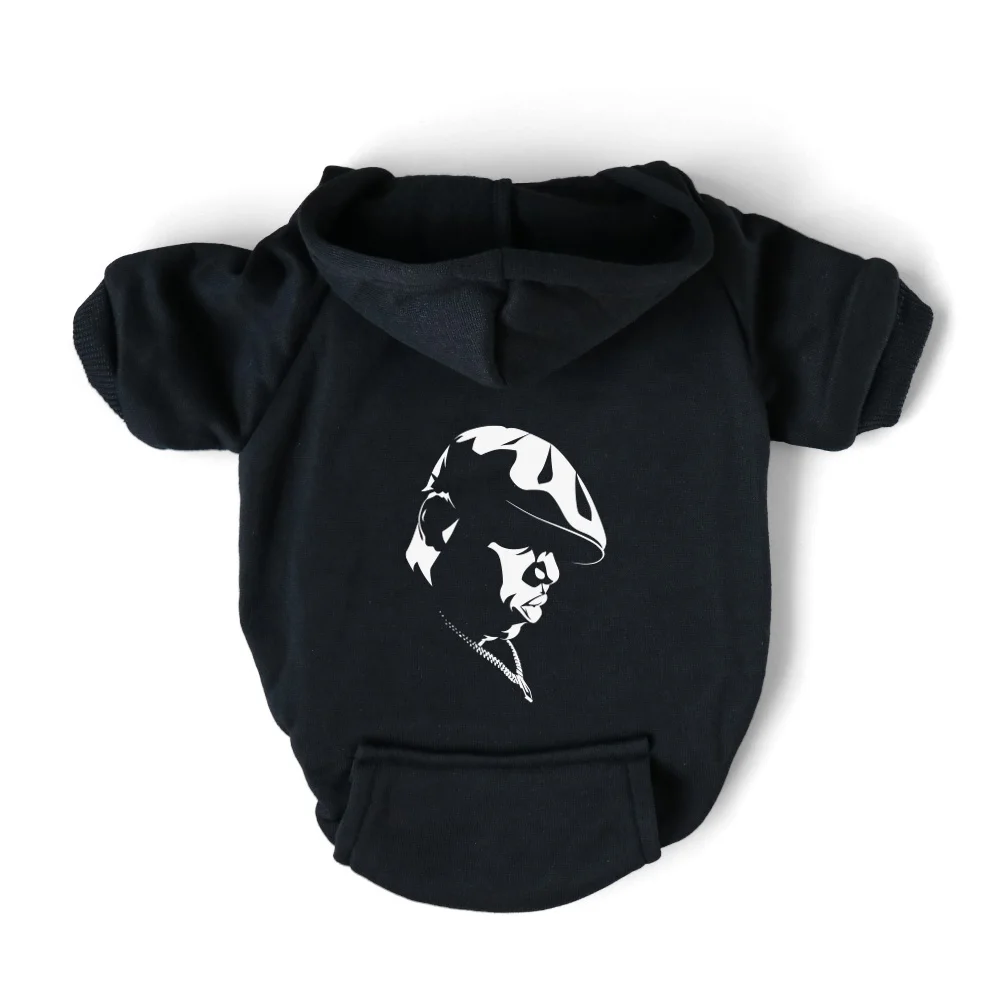 Sweat à capuche pour chien BIGGIE SMALLS Notorious Big - 2025 - Doglovedesign : Vêtement et accessoires pour chiens