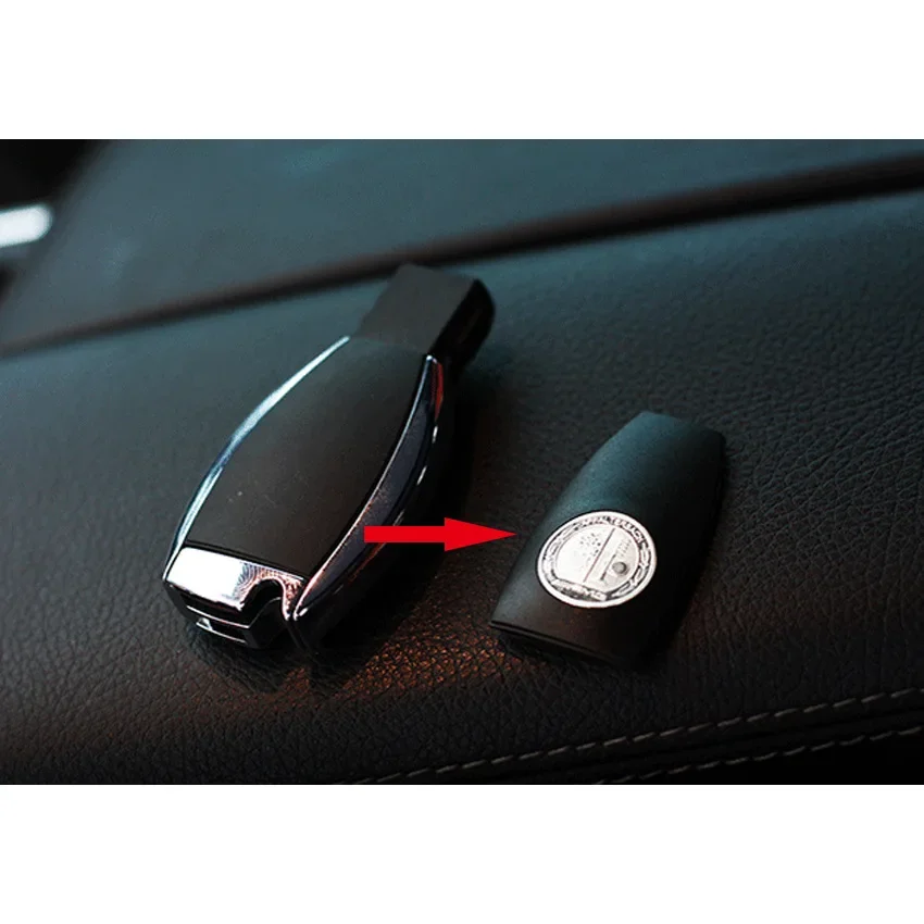 Key Case Fob Cover Key Cover Folding Car Key Shell Car Key Shell For Mercedes-Benz AMG W210 W212 E63 W202 W205 W207 AMG GT GLS G63 A-Class C-Class E-Class CLA GLA GLC