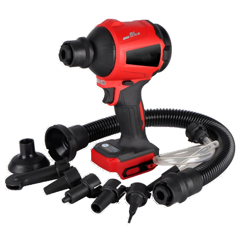 1500W 80000RPM Brushless Dust Blower Inflator Vacuum Function Multifunction Cordless Blower For Makita 18v Battery 1500w 2 in 1 cordless electric air blower