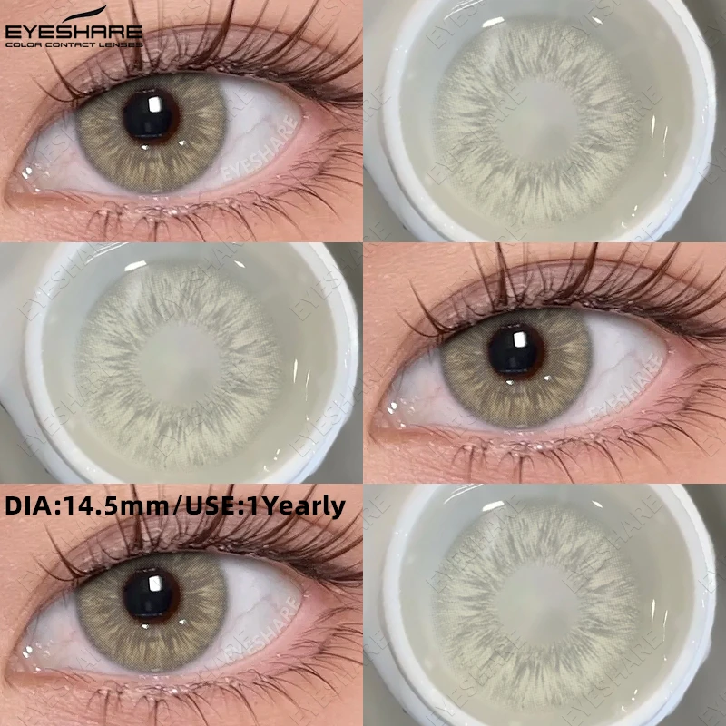 EYESHARE Soft Beauty Color Contact Lenses - Purple & Pink Tones