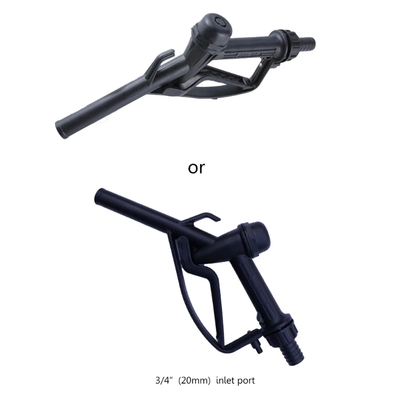 3/4"/ 1" Heavy Duty for Diesel Nozzel Max Flow 45 Liters/Minute PP Body Multifucntional Fuel Gun Hose Trigger Dur