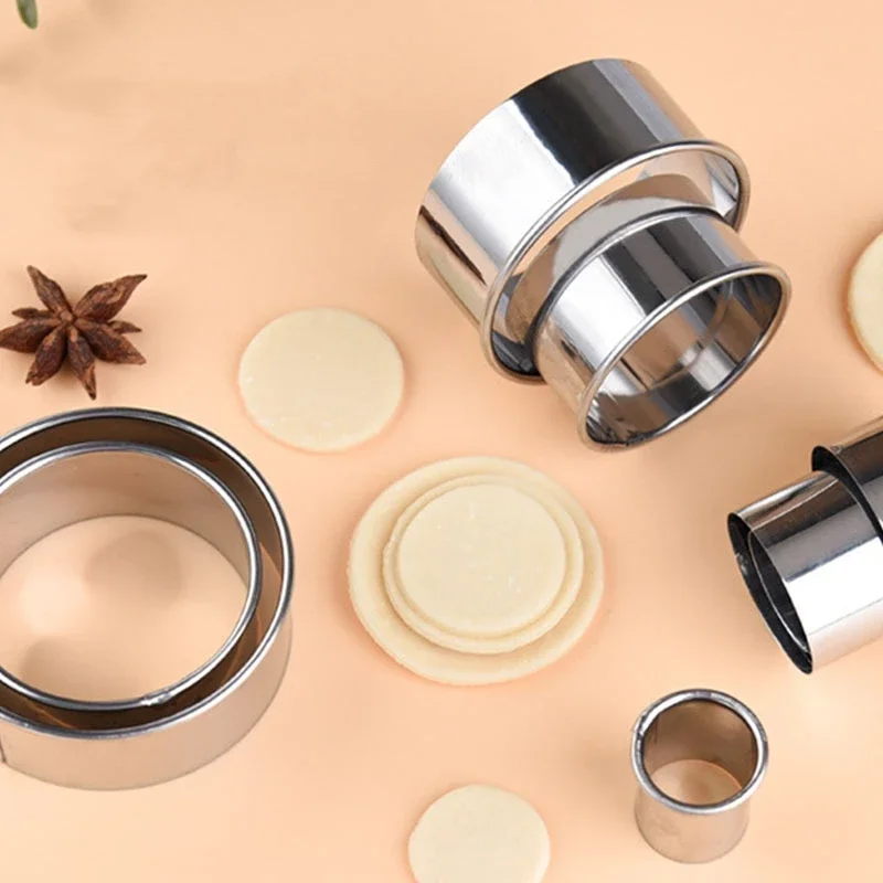 Stainless Steel Cake Cookie Cutter Baking Molds 12Pcs Set