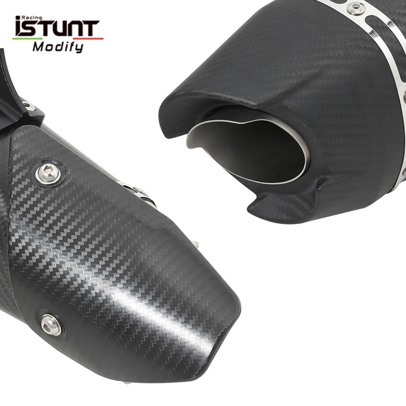 Universal 51mm Motorcycle AT2 Exhaust Muffler Pipe Stainless Steel GP Scooter Motorbike Pipe For GSXS750 R1 R3 R6 MT07 - Image 5