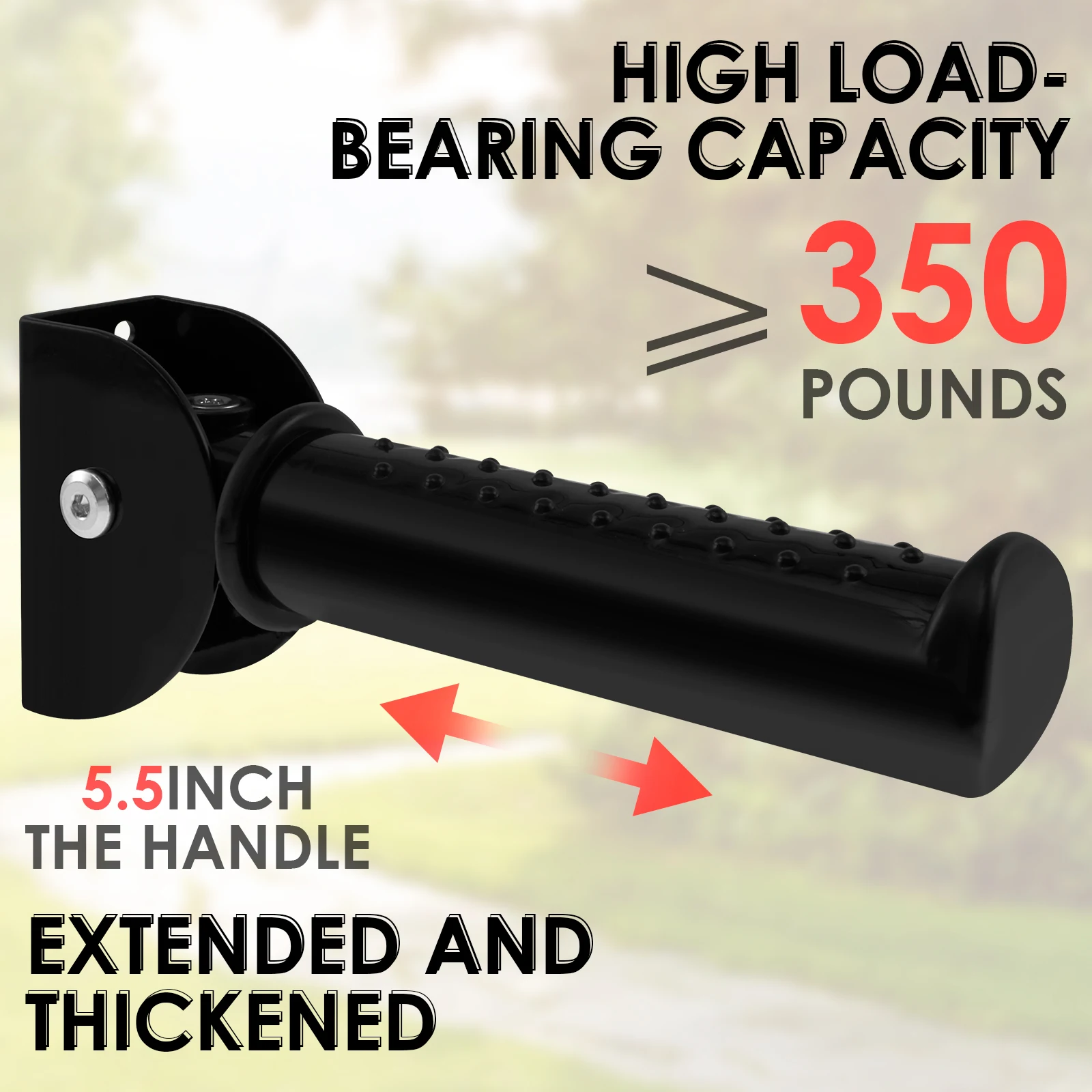 New Doorway Flip Assist Handle 5.5 Inch Foldable Flip Up Grab Bar Nonslip Extended Stair Assist Grab Bar Door Assistant Support