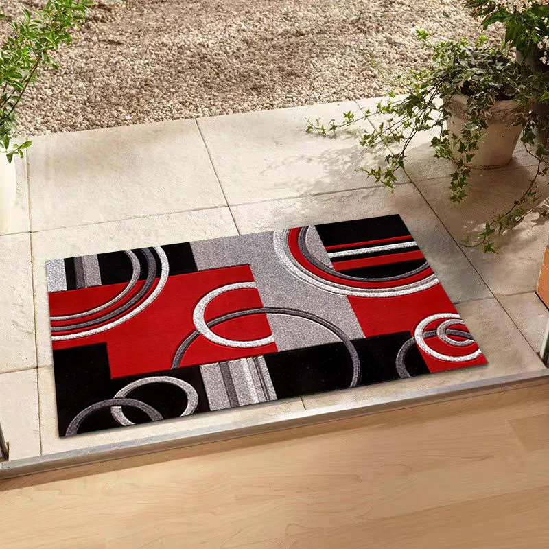 Persian Bohemian Crystal Pile Home Decorative Rugs Entryway Bedroom Living Room Machine Washable Mats