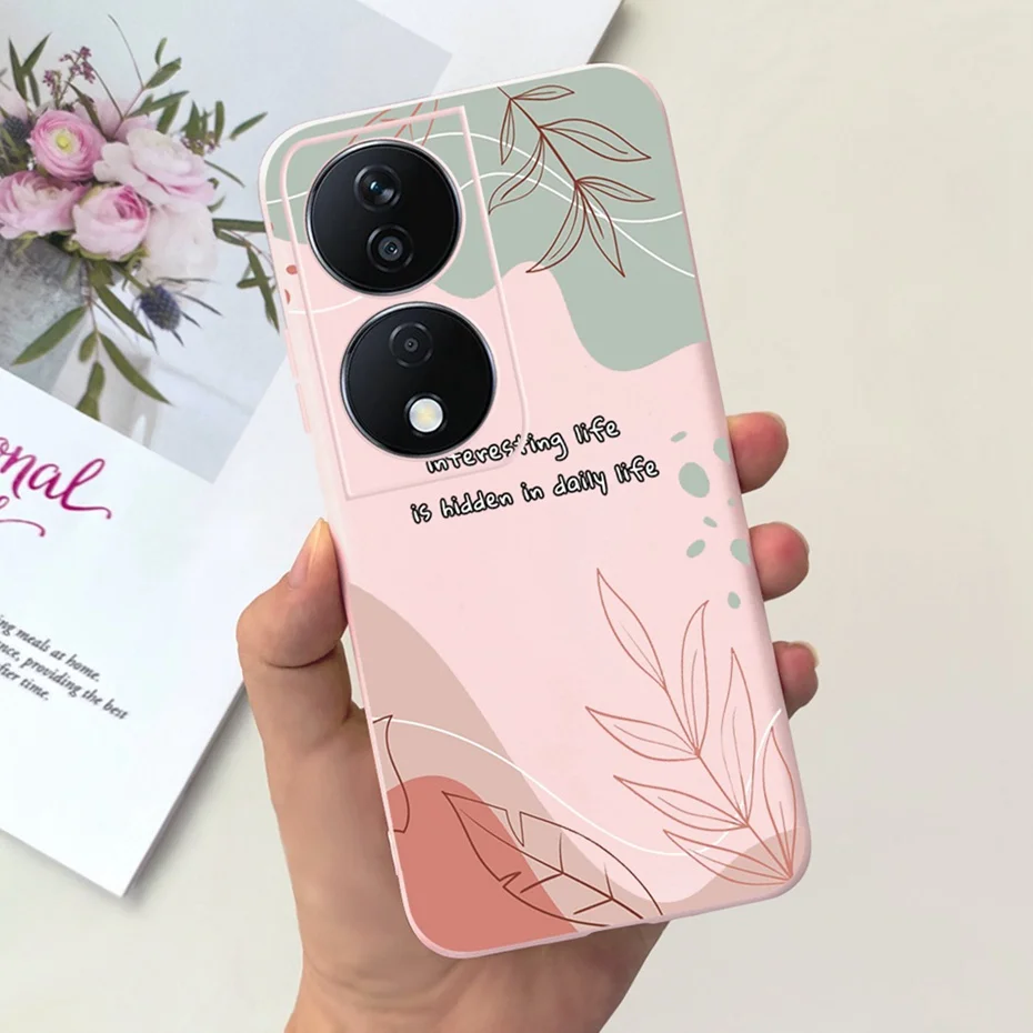 Lovely Printed Candy Color Phone Case - Soft Silicon TPU Shockproof Back Cover