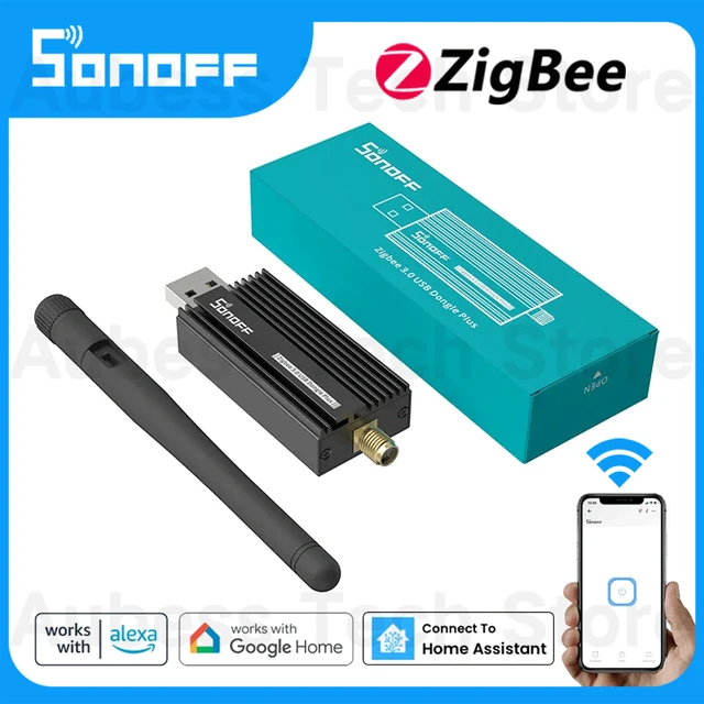 SONOFF Zigbee 3.0 USB Dongle Plus-E Gateway Smart Bridge Universal with  Antenna