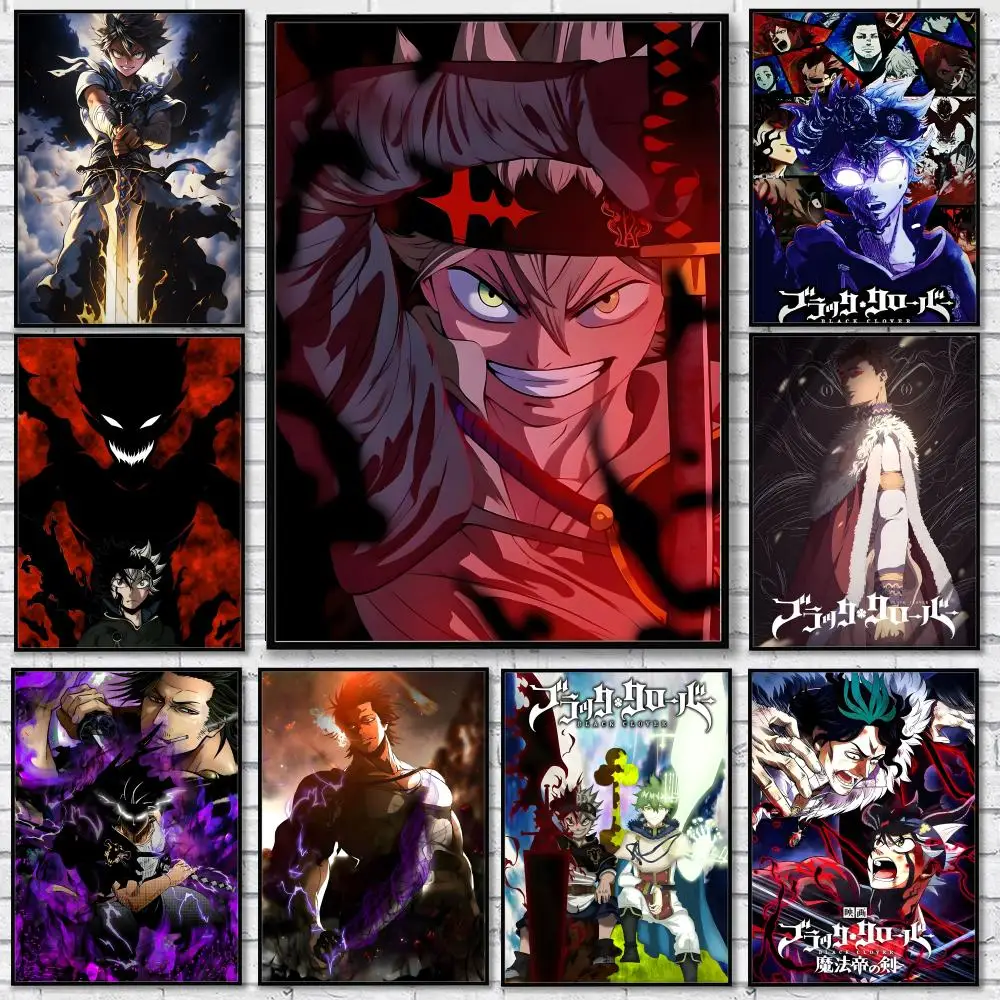 Waterproof HD Anime Art Poster - Self-Adhesive Fade-Resistant Wall Decor