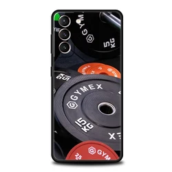 Barbell Deadlift Fitness Silicone Phone Case Cover - S22 Plus 5G (A1)
