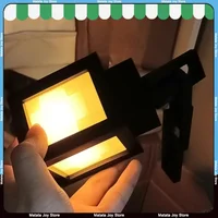 3D Printed Luminous Lantern Nightlight Pixel Game Theme Ambient Home Decor Ornament Light 2