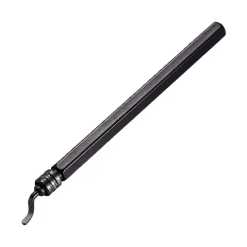 Rohrreibahle Werkzeug Stift form 360 Grad drehbares Entgratungs werkzeug kompaktes scharfes Stahlkopf-Anfas werkzeug mit Griff für PVC-Abs