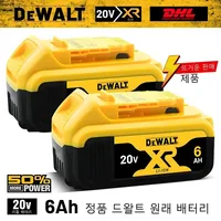 👍 Original 20V 6.0Ah MAX Battery Power Tool Replacement For DeWalt DCB184 DCB181 DCB182 DCB200 20V 5A 6A 18Volt 20v Battery.