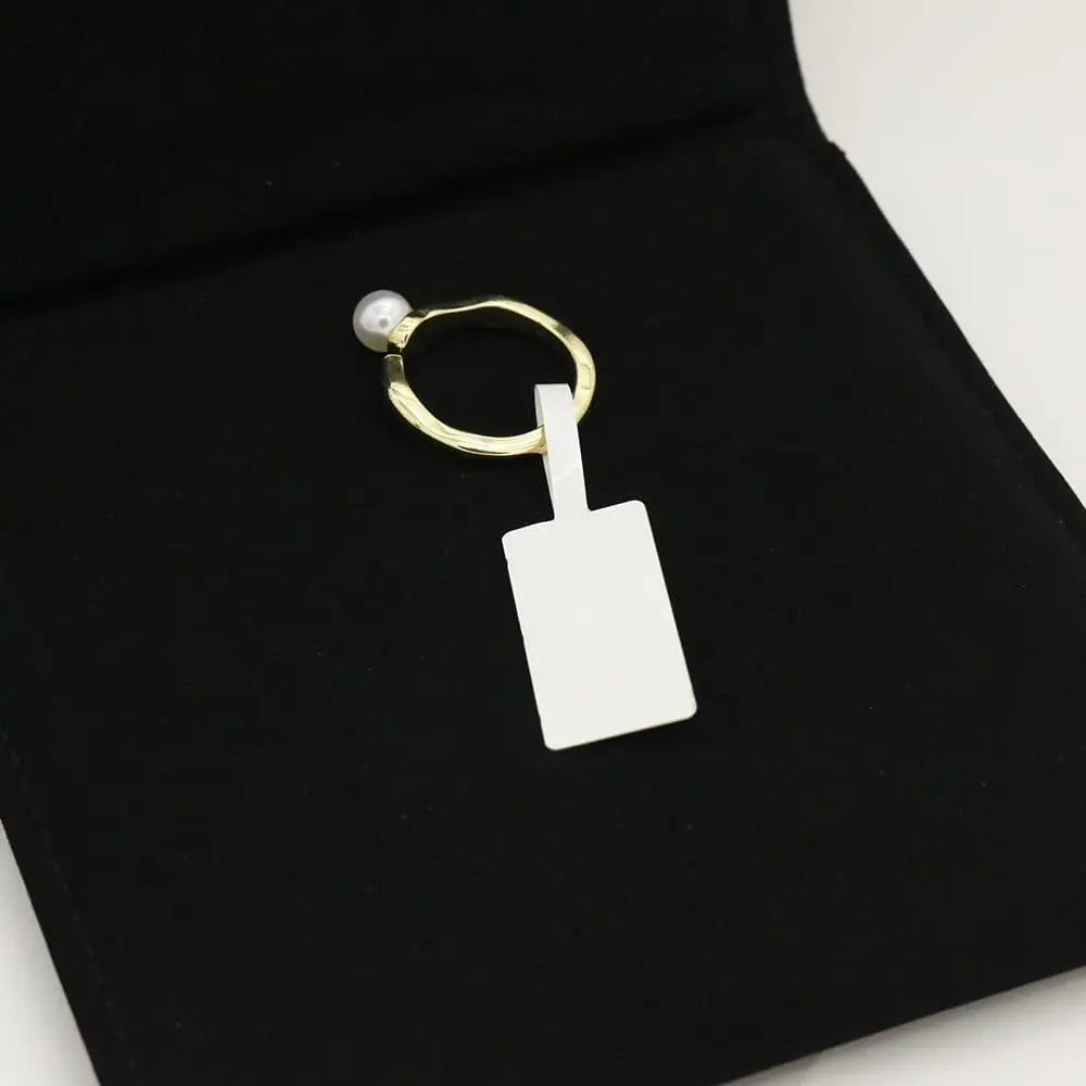 1000개 UHF 쥬얼리 태그 RFID 쥬얼리 쥬얼리 관리용 자체 접착 라벨 스티커 RFID 태그