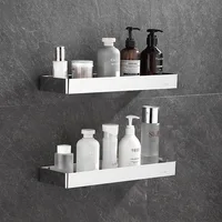 Stainless steel Chrome Bathroom Shelves holder