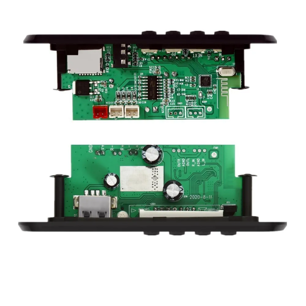 USB TF Car Audio FM Radio MP3 Module Wireless Bluetooth 5.0 12V 2*25W MP3 WMA Decoder Board for Car Audio Player Parts