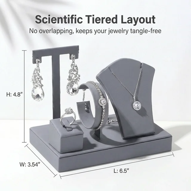87721-f42a47.jpg 1 pièce, solution de rangement créative 4-en-1 pour bijoux (bague, collier, bracelet, boucles d'oreilles) et accessoires de maison