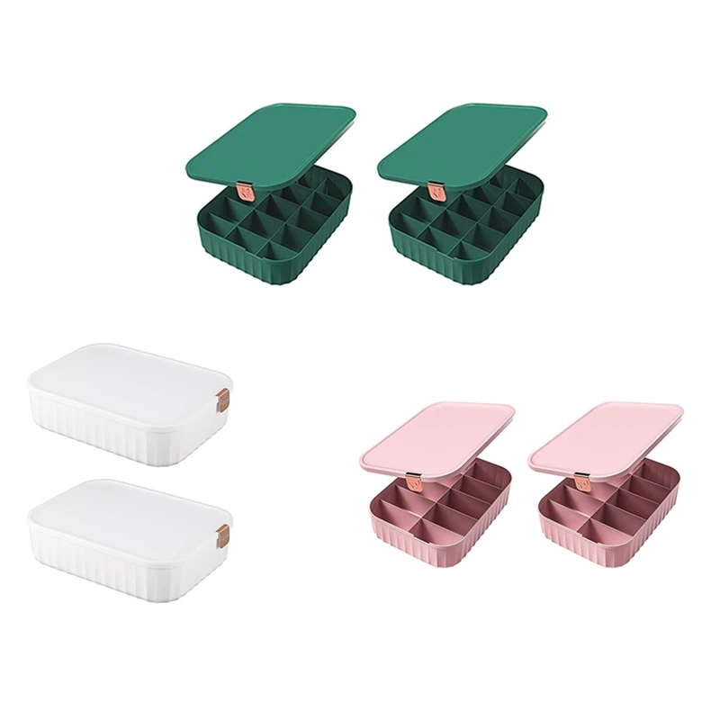

10 Cell Sock Organizer Dividers Space Saving Socks Drawer Organizer, Modern Simple Supplies Durable 30 X 23 X 8Cm