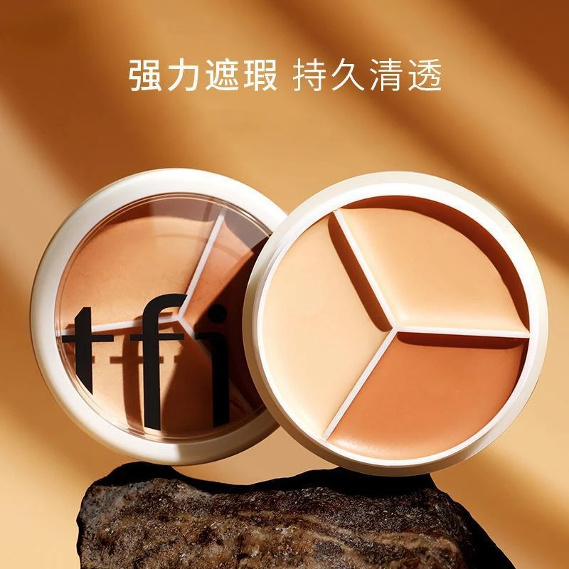 Korea 3-color Concealer Palette For Face Eye