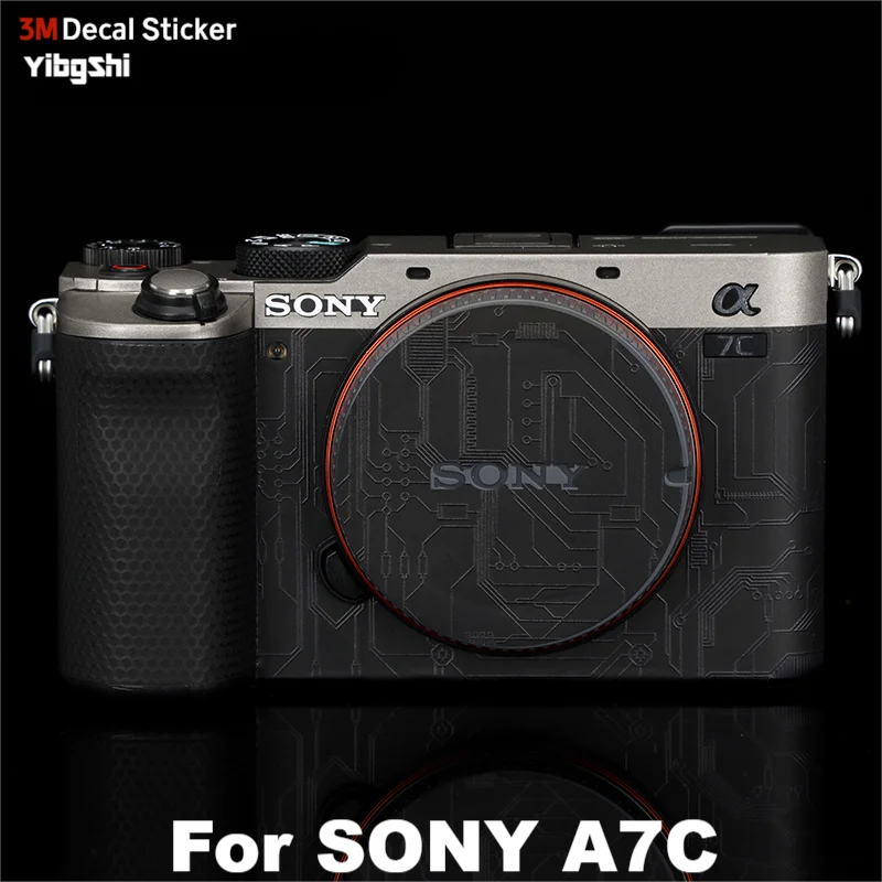 

Наклейка для SONY A7C виниловая пленка для защиты корпуса камеры от царапин защитное покрытие