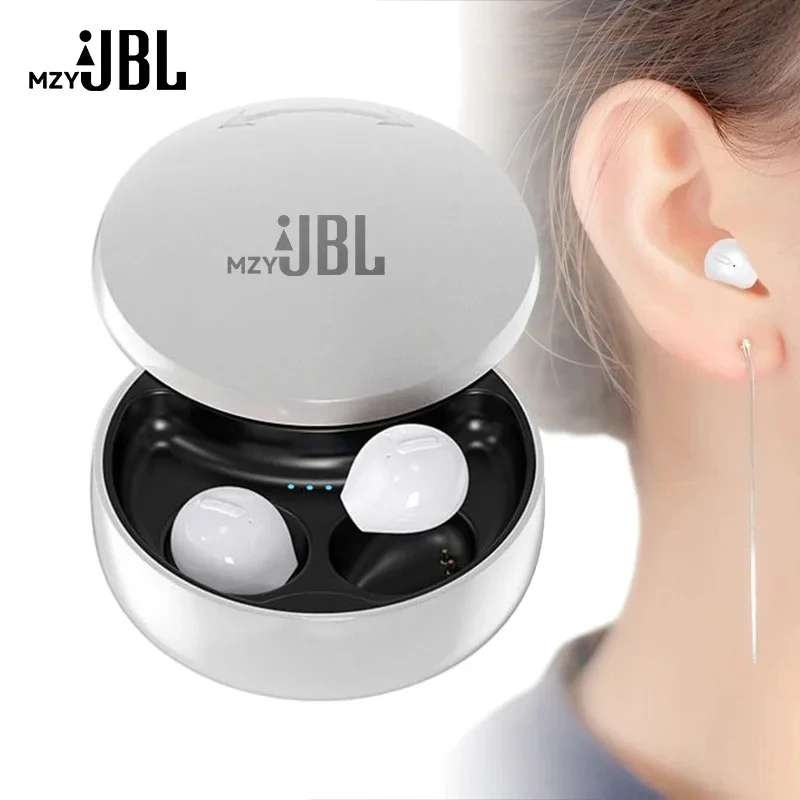 

mzyJBL Mini True Wireless Bluetooth Headphones Invisible Sleep Earbuds In-Ear Sports Gaming Headset ACC HiFi Stereo Earphones