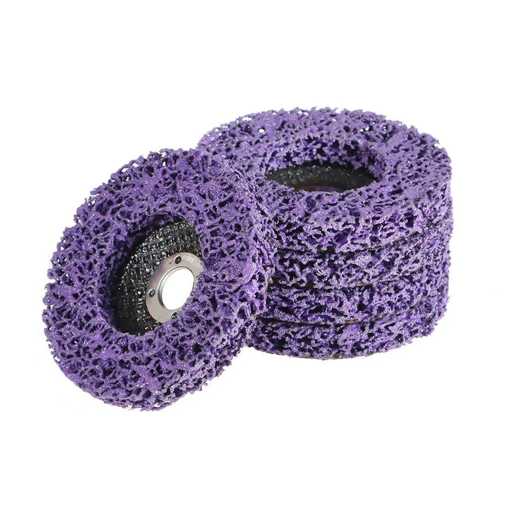 

5pcs Rust Removal Angle Grinder Polishing Grinding Disc Pads Wheel 4inch For Motorcycles Durable Angle Grinder Car