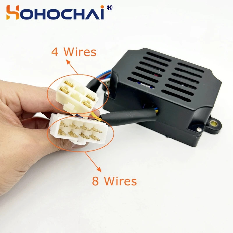 자동 전압 조정기 안정화 회로 기판 용접 발전기 부품, 2 플러그, 12 와이어 용접기, AVR 5KW