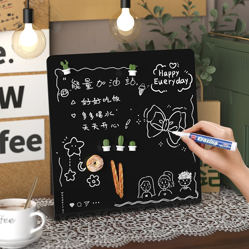 Display Chalkboards Mini Chalkboard Tabletop Decor Chalkboard Tags Food Signs Multifunctional Drawing