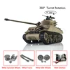 HENG LONG 1/16 Scale 7.0 Upgraded M4A3 Sherman RTR RC Tank 3898 W/ 360° Turret TH19784-SMT4 1