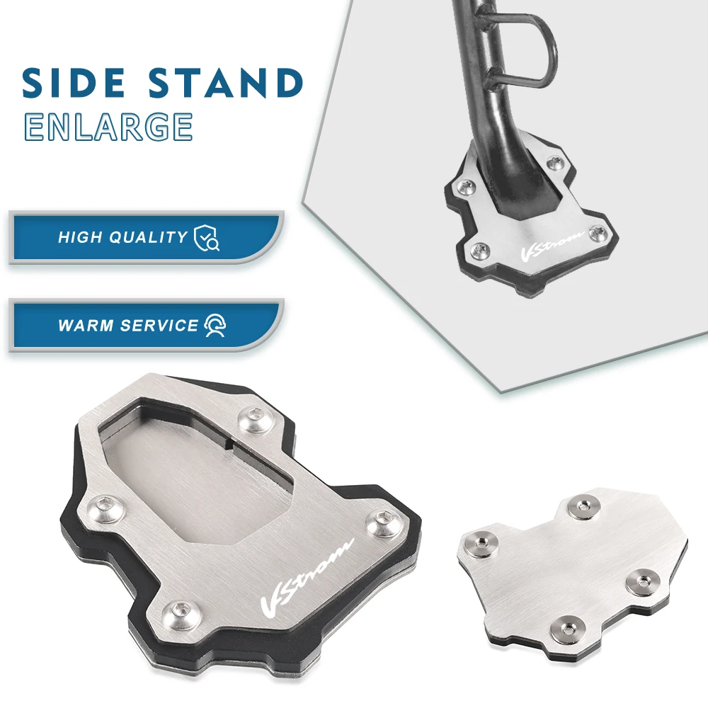 

2023 For Kawasaki Ninja 400 Z400 2018-2023 2022 2021 2020 2019 Kickstand Side Stand Pad Foot Support Plate NINJA400 Z 400